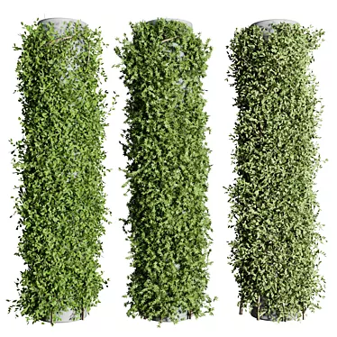 Elegant Column Garden Ivy{/*Translate from Russian if needed*/} 3D model image 1 