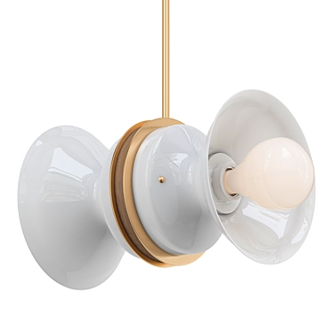 Elegant Regent Pendant Light 3D model image 1 