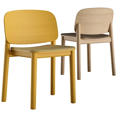 Billiani White Upholstered Chair 3D model image 1 