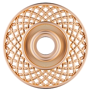 Elegant Ceiling Medallion 56 3D model image 1 