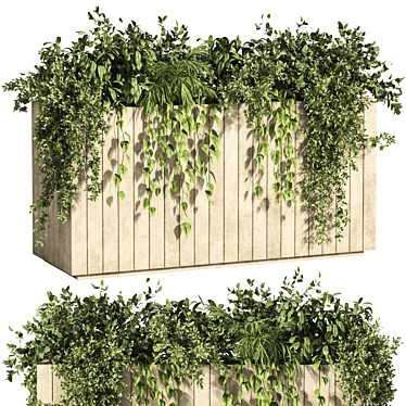 PBR Indoor Plant Box Set 3D model image 1 