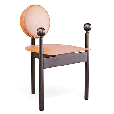 Orbe Ball Dining Chair: Modern Elegance 3D model image 1 