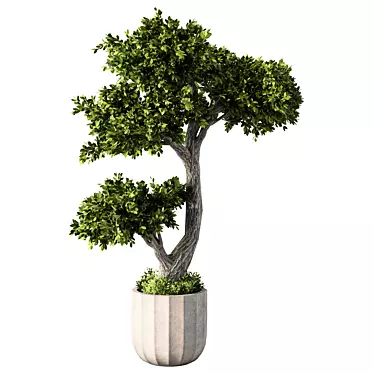 Botanical Bliss Collection: Fresh Greenery 3D model image 1 