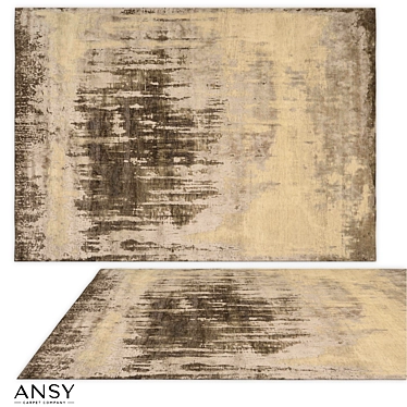 Moon Stone Handmade Rug by ANSY 3D model image 1 