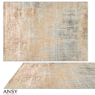 Handmade Urban Modern Collection Rug 3D model image 1 