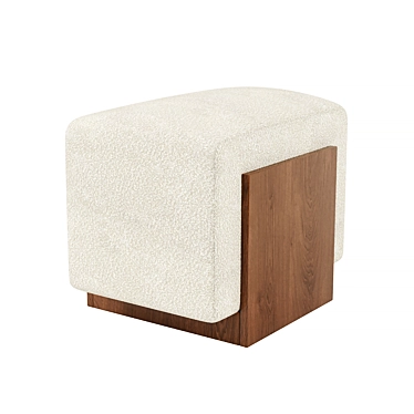 Warwick stool – boucle sand & classic brown