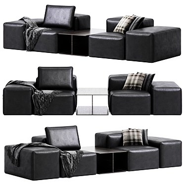 FENDA Cube Sofa Corona 5 3D model image 1 