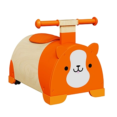 Janod Hamster Ride-On Toy 3D model image 1 