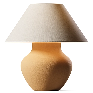 Parma Ceramic Table Lamp 3D model image 1 