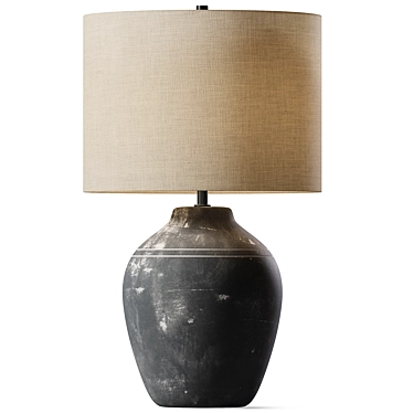 Elegant Ceramic Table Lamp 3D model image 1 