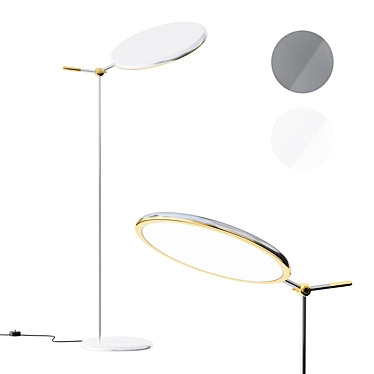 Orbit LED Floor Lamp Set 3D model image 1 