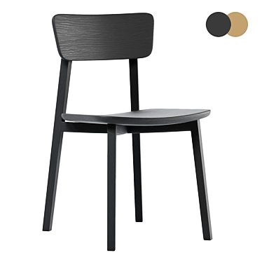 Elegant Casale Dining Chair 3D model image 1 