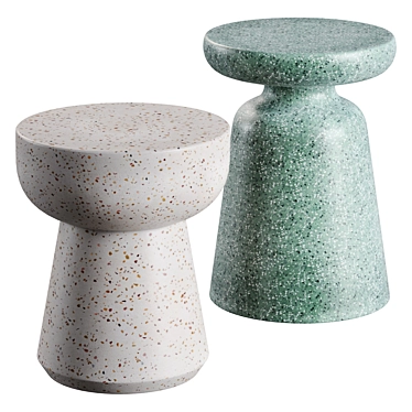 Mesquida and Pada terrazzo side tables