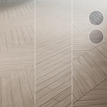 Modular Parquet Board Assortment 3D model image 1 