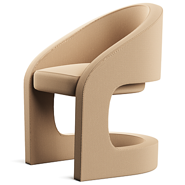  Ronaldo Dining Chair Set 3D model image 1 