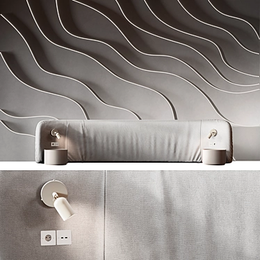 Wave headboard