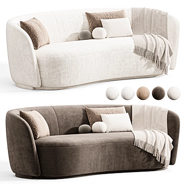 Modern Copenhagen Sofa by Idealbeds 3D model image 1 