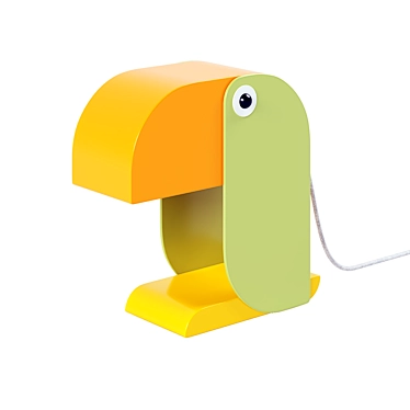 Tropical Toucan Table Lamp 3D model image 1 