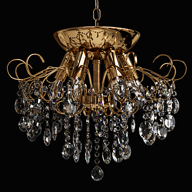 Crystal Sparkle Chandelier SL846 3D model image 1 