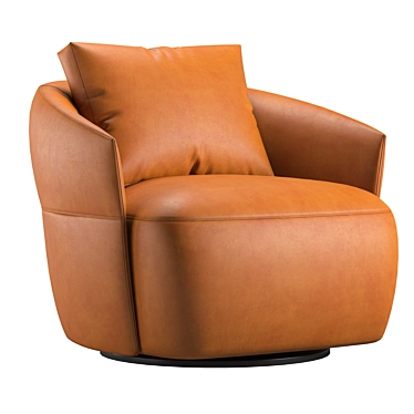 Elegant Alice Armchair Design 3D model image 1 