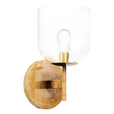 Cooper Wall Sconce Cloche 3D model image 1 