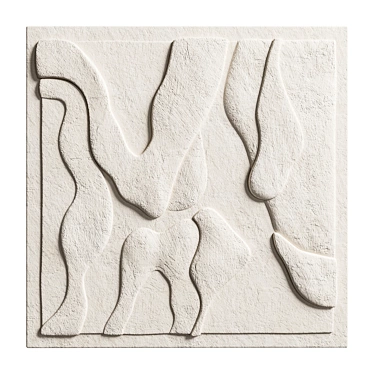 3D Art Relief Wall Decor 3D model image 1 