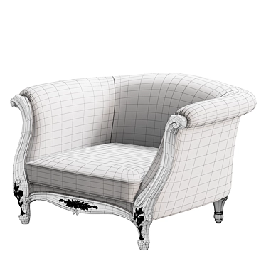 Elegance Comfort Armchair 3132 3D model image 1 