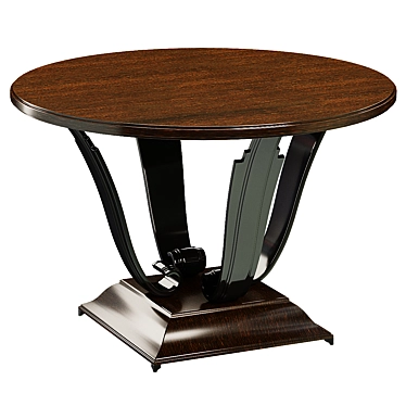 Elegant Dining Table, Model "QUATTRO 3D model image 1 