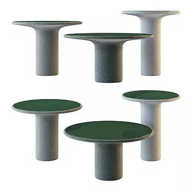 Sleek ECHO Side Tables by COR 3D model image 1 