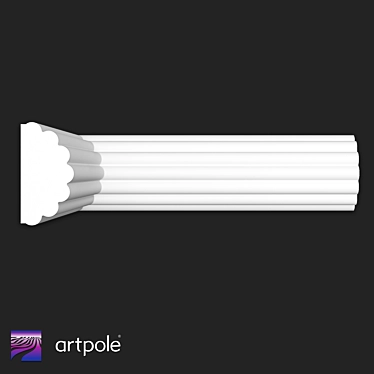 Gypsum SMG399 Molding 35x18mm 3D model image 1 