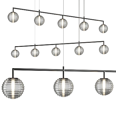 Stylish Aromas Pendant Light 3D model image 1 