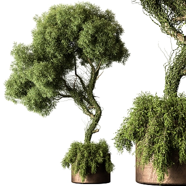 Greenery Haven Tree Pot 728 3D model image 1 