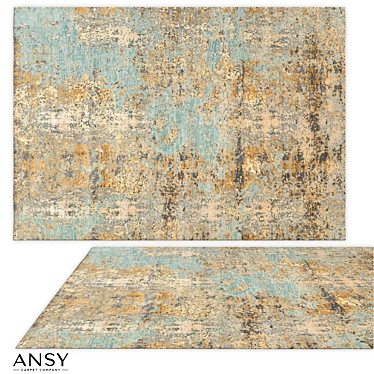 Handmade Urban Silk Rug (No. 4334) 3D model image 1 