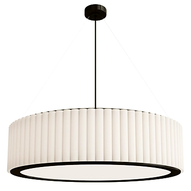 Palati Drum Pendant Lighting Fixture 3D model image 1 