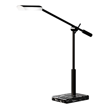 Marble LED Desk Task Lamp 3D model image 1 