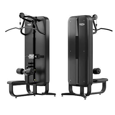 Advanced Technogym Artis Lat Machine 3D model image 1 