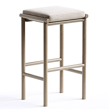 Stylish Avan Outdoor Bar Stool 3D model image 1 