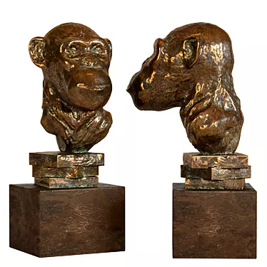 Chimpanzee figurine