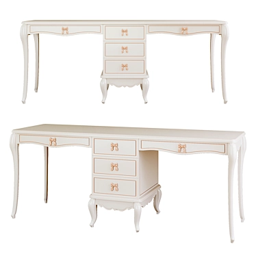 Deluxe Princess Desk PR-37 3D model image 1 