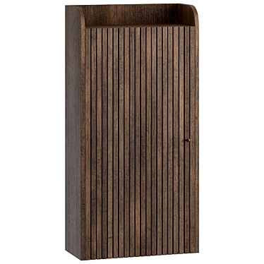 Dark Oak Sill Wall Cabinet 3D model image 1 