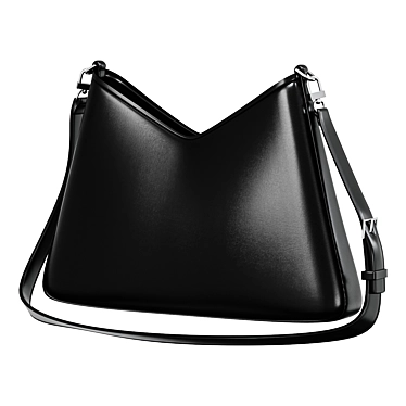 EKONIKA Crossbody Bag, Black 3D model image 1 