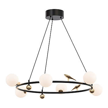 Modern Chandelier - Nomi 3D model image 1 