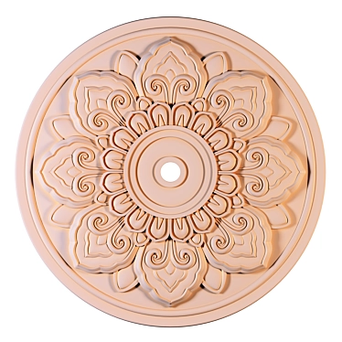 Ceiling Rosette 58 - Elegant Design 3D model image 1 