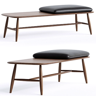 Elegant Ercolani Von Modern Bench 3D model image 1 