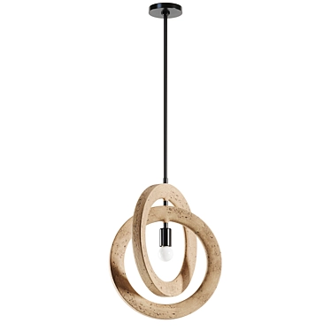 Sleek Pendant Light - Tufo 3D model image 1 