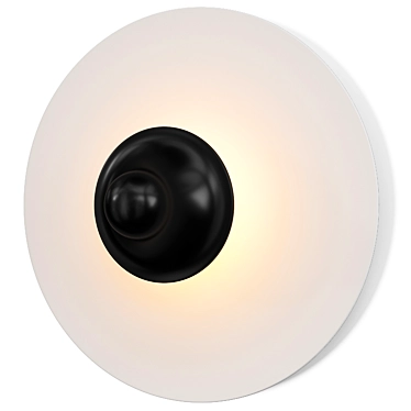 Modern Annalisse LED Flush Mount 3D model image 1 