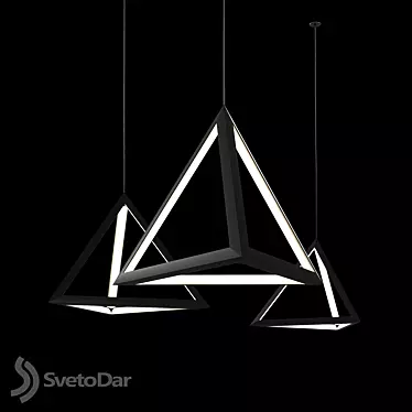 Modular lamp Tetrahedron 600 pendant/floor