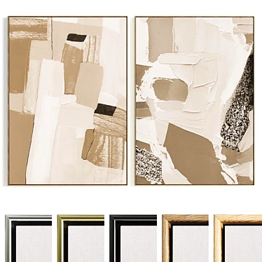 Plaster Two Photo Frame D-648