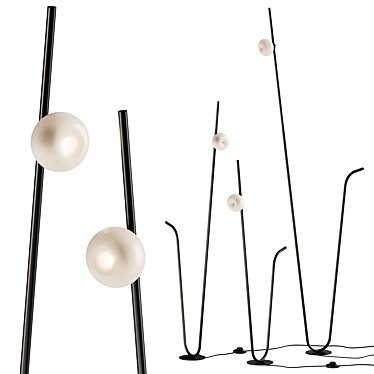 Karman Interactive Pois Floor Lamp 3D model image 1 