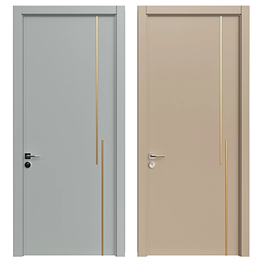 Interior Doors 3D Model 235 3D model image 1 